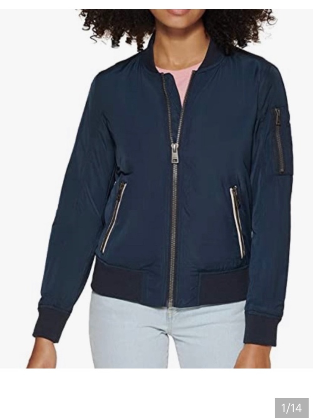 Levi's Navy Melanie Bomber Jacket